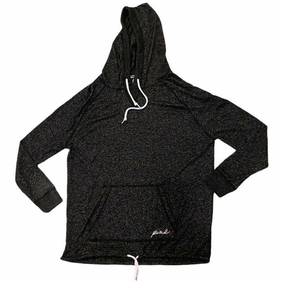 PINK Victoria's Secret Sweaters - Victoria Secret PINK Lightweight Grey Gray Hoodie